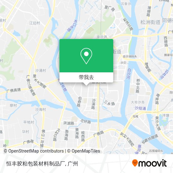 恒丰胶粘包装材料制品厂地图