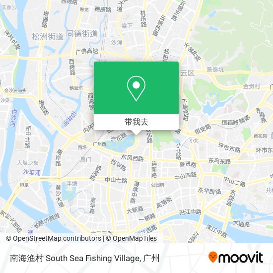 南海渔村 South Sea Fishing Village地图