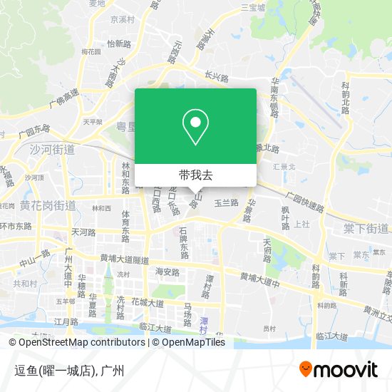 逗鱼(曜一城店)地图