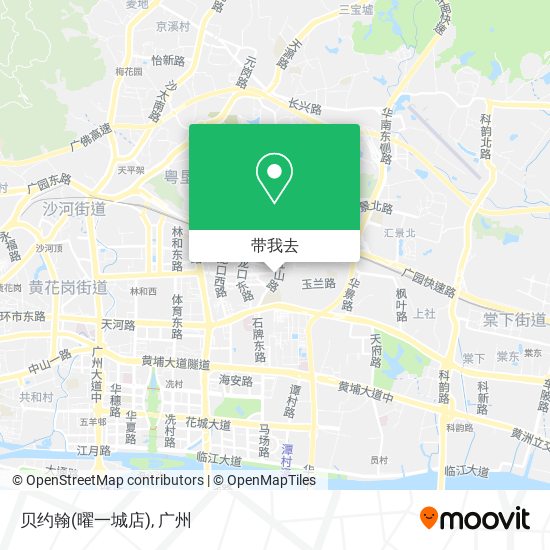 贝约翰(曜一城店)地图