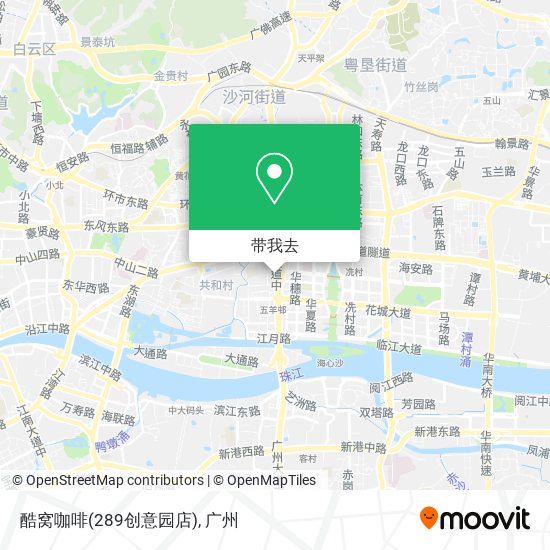 酷窝咖啡(289创意园店)地图