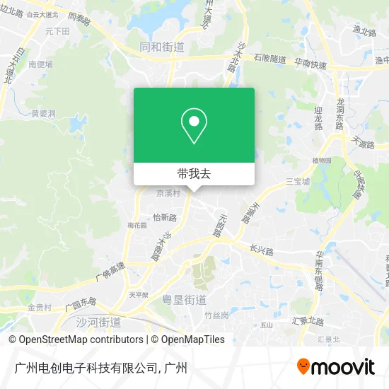 广州电创电子科技有限公司地图