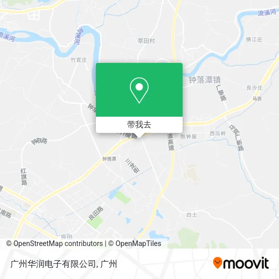 广州华润电子有限公司地图