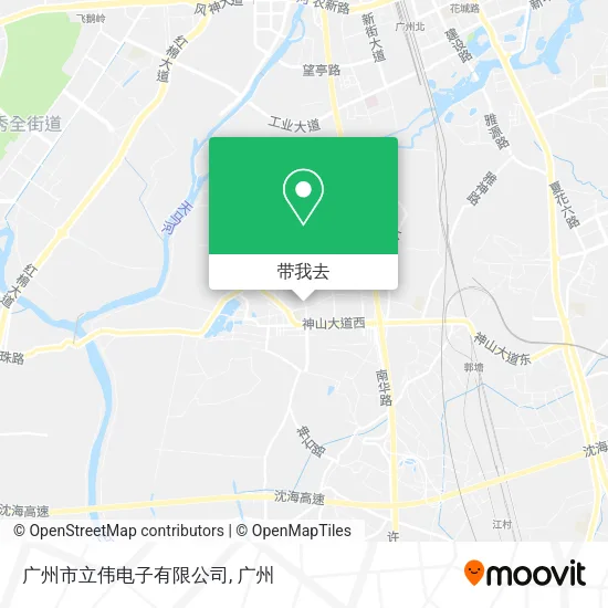 广州市立伟电子有限公司地图