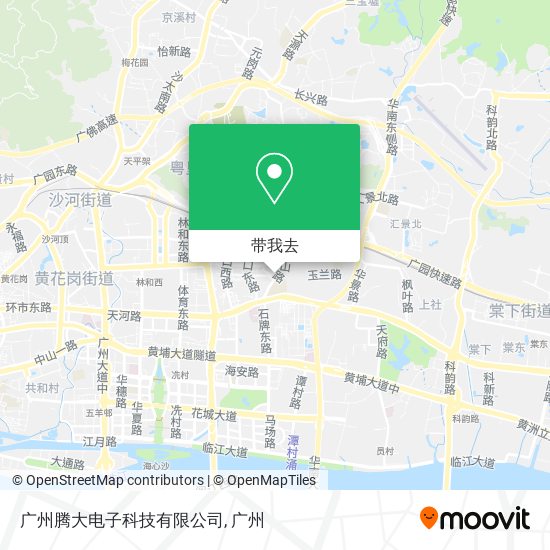 广州腾大电子科技有限公司地图
