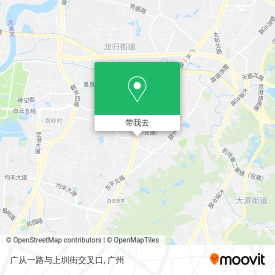 广从一路与上圳街交叉口地图