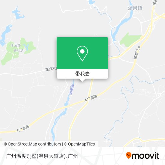 广州温度别墅(温泉大道店)地图