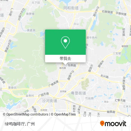 绿鸣咖啡厅地图