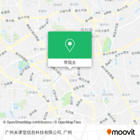 广州未课堂信息科技有限公司地图