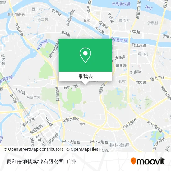 家利倍地毯实业有限公司地图