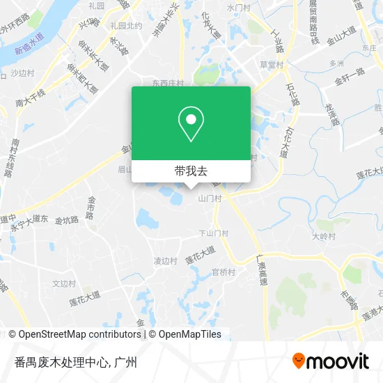 番禺废木处理中心地图