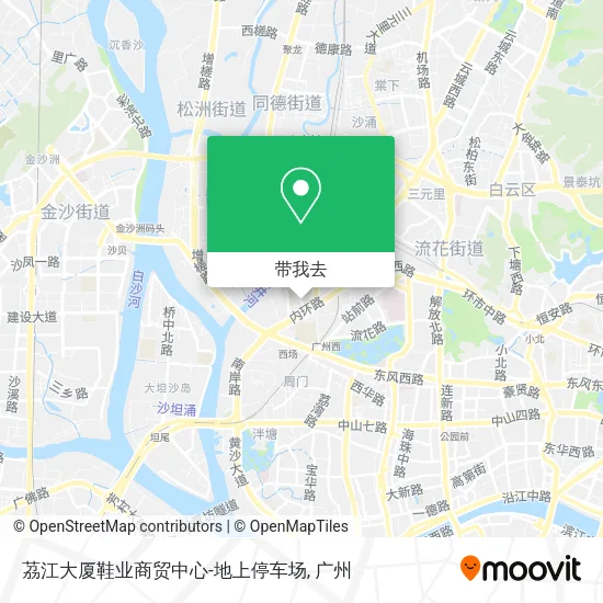 茘江大厦鞋业商贸中心-地上停车场地图