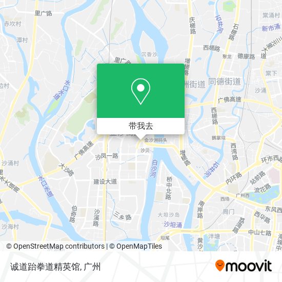 诚道跆拳道精英馆地图