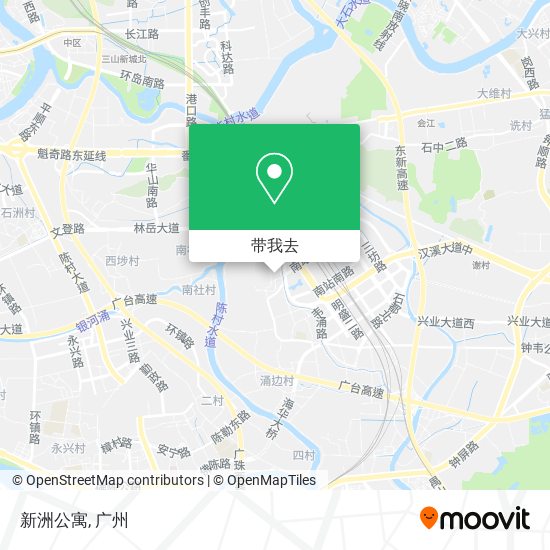 新洲公寓地图