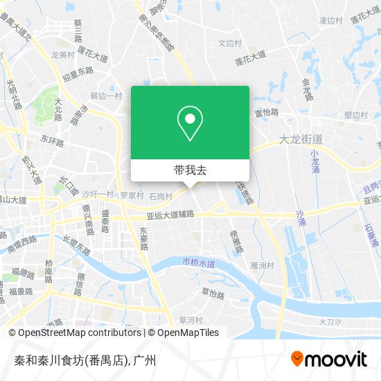 秦和秦川食坊(番禺店)地图