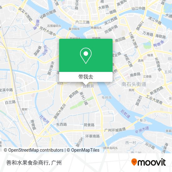 善和水果食杂商行地图