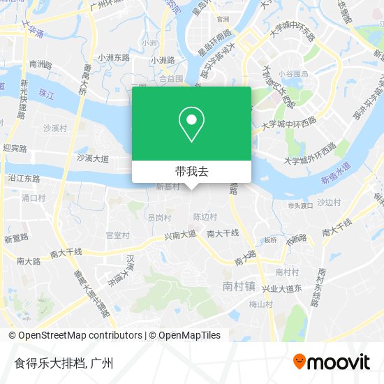 食得乐大排档地图