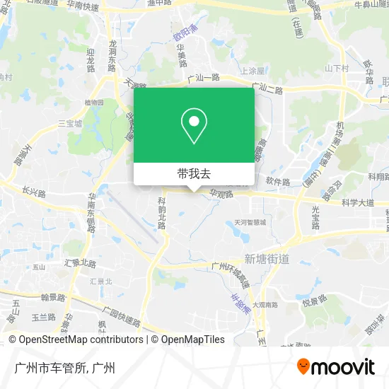 广州市车管所地图