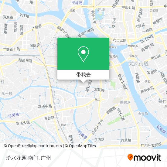 汾水花园-南门地图