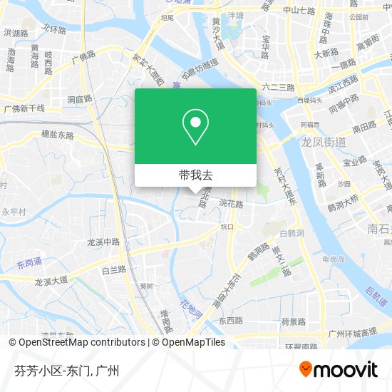 芬芳小区-东门地图