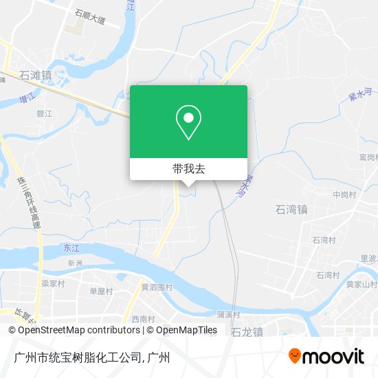 广州市统宝树脂化工公司地图