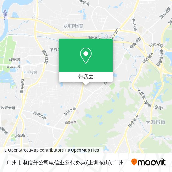 广州市电信分公司电信业务代办点(上圳东街)地图