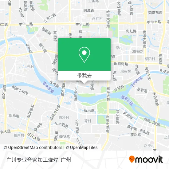 广川专业弯管加工烧焊地图