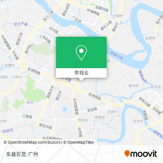 东越百货地图