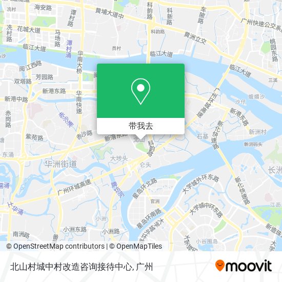 北山村城中村改造咨询接待中心地图