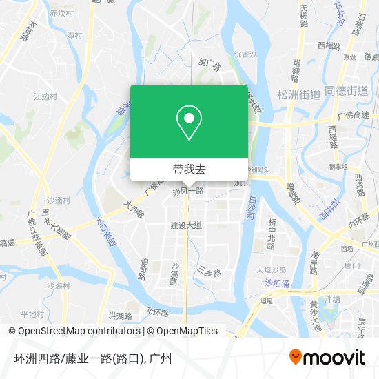 环洲四路/藤业一路(路口)地图