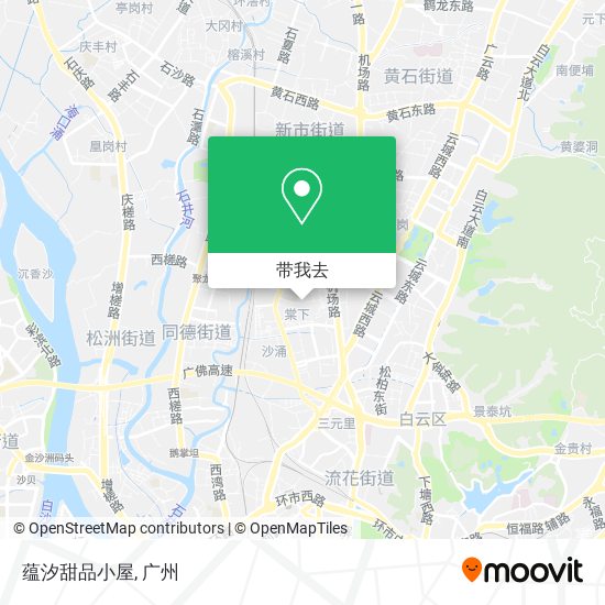 蕴汐甜品小屋地图