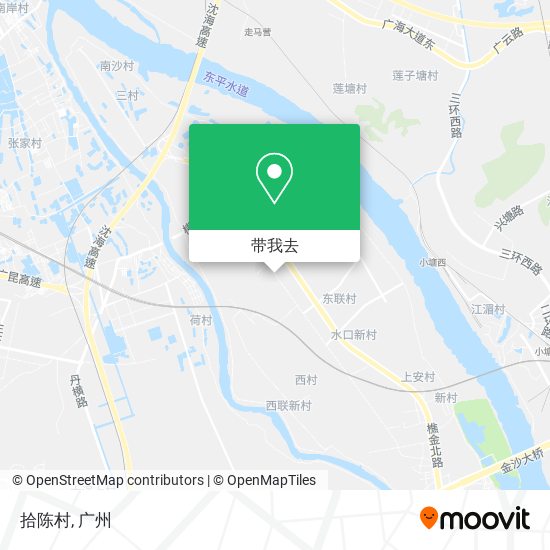 拾陈村地图