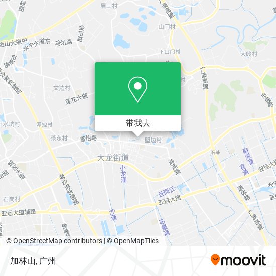 加林山地图