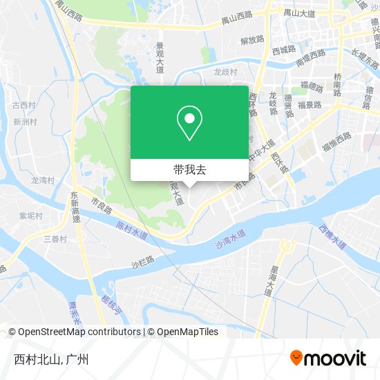 西村北山地图