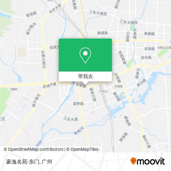 豪逸名苑-东门地图