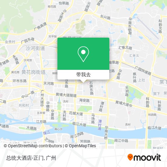 总统大酒店-正门地图