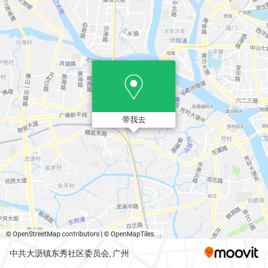 中共大沥镇东秀社区委员会地图
