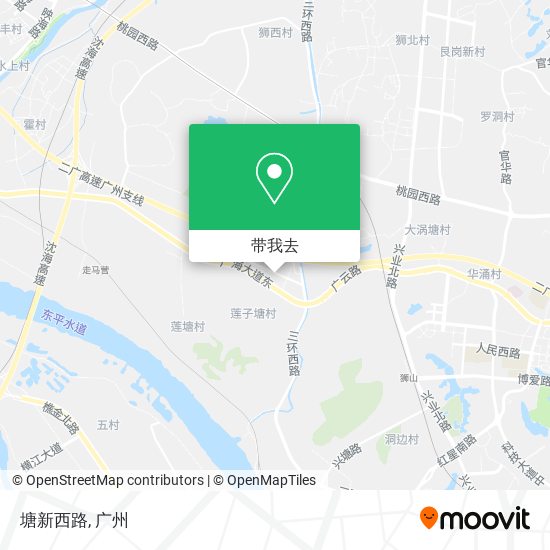 塘新西路地图