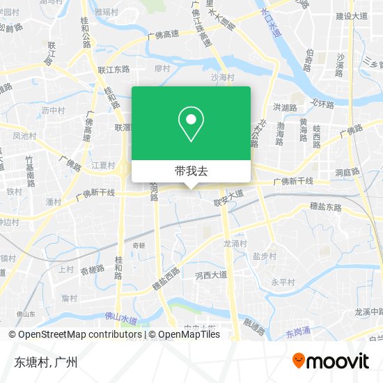 东塘村地图