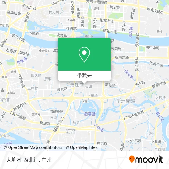 大塘村-西北门地图