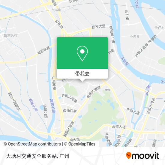 大塘村交通安全服务站地图