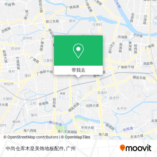 中尚仓库木皇美饰地板配件地图
