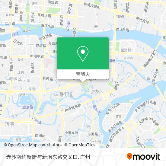 赤沙南约新街与新滘东路交叉口地图