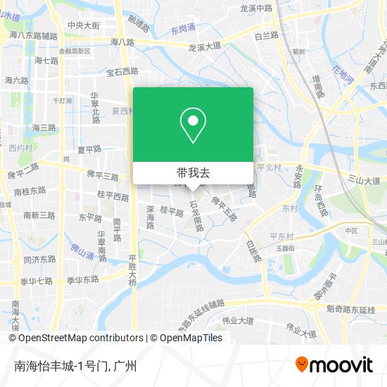南海怡丰城-1号门地图