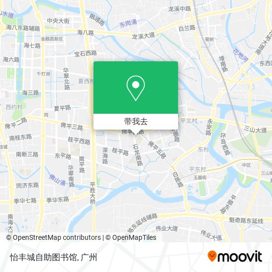 怡丰城自助图书馆地图