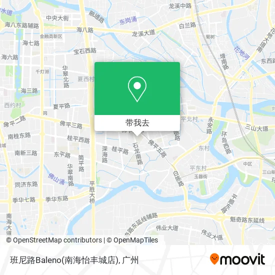 班尼路Baleno(南海怡丰城店)地图