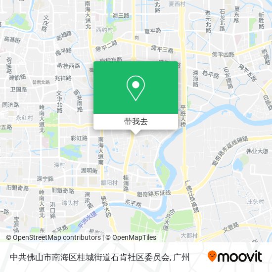 中共佛山市南海区桂城街道石肯社区委员会地图