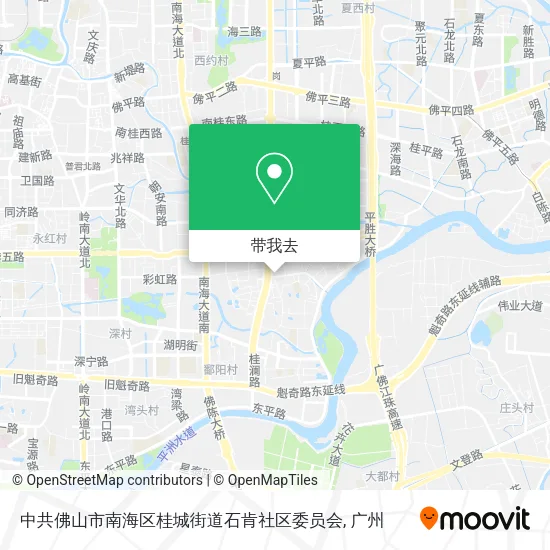 中共佛山市南海区桂城街道石肯社区委员会地图
