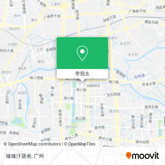 臻臻汗蒸舍地图