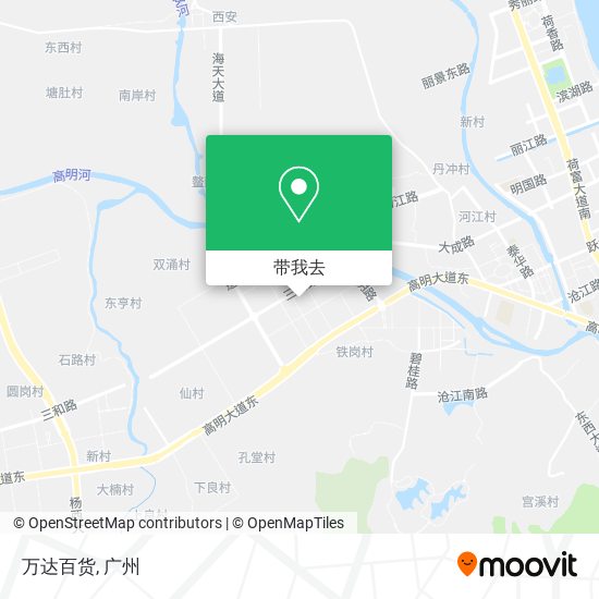 万达百货地图
